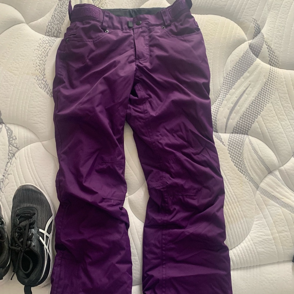 Girls (M) snow pants (purple)